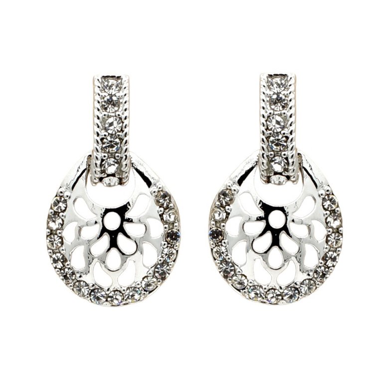 HANGING LATEST TRENDY UNIQUE WESTERN SILVER EARRING DESIGN 121